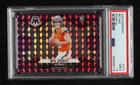 2024 Panini Mosaic NFL Debut Purple Prizm 30/49 Bo Nix #271 PSA 9 MINT Rookie RC