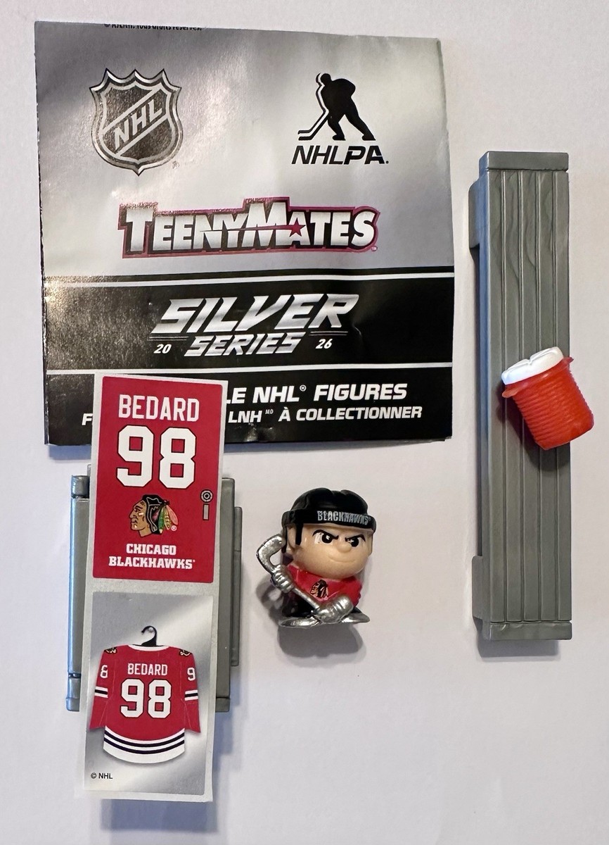2026 NHL Teenymates Series 12 Connor Bedard Chicago Blackhawks W