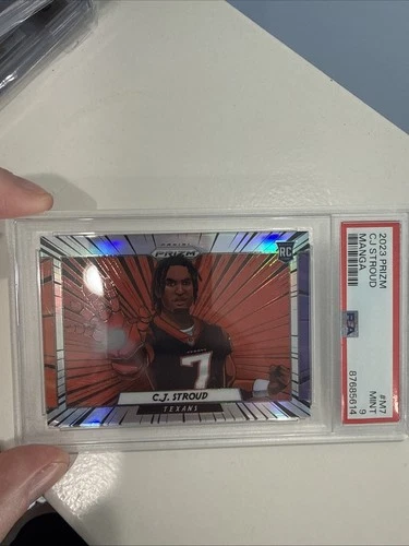 2023 Panini Prizm Manga C.J. Stroud #M-7 (RC) SSP Case Hit PSA 9