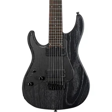 ESP LTD SN-1007 Baritone HT 7-String Left-Handed Electric Guitar Black Blast