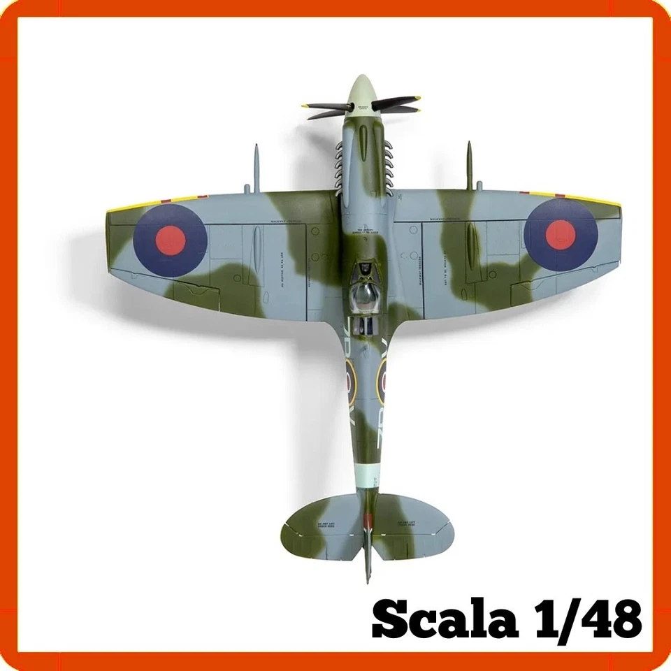 Modellismo statico aerei kit 1/48 Airfix SUPERMARINE SPITFIRE Mk modellino aereo - Immagine 4 di 4