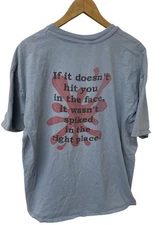 VTG 90’s Carl’s Jr Men’s Hamburger Commercial Promo Single Stitch T Shirt Sz 2XL