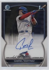 2023 Bowman Chrome Prospect Auto Gabriel Martinez #CPA-GMA Auto 0s55