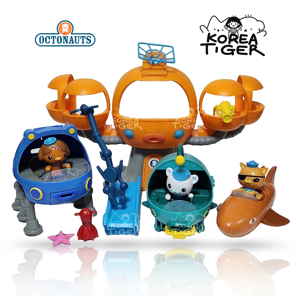 Moose Toy Octonauts Octopod, Gup-A,B with Terra1 Vehicles 3-Figure