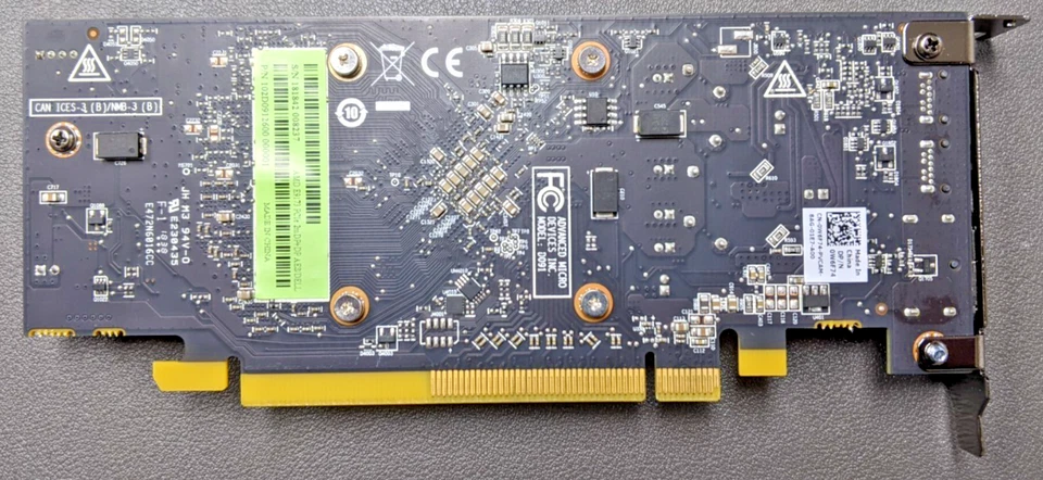 Dell AMD Radeon E9173 2GB DDR5 Low Profile PCIe Graphics Card 0W6F74 - Image 2 of 4