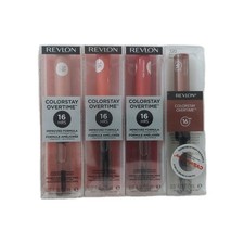 4 Pack Revlon Colorstay Overtime 16HR LipColor #320 #480 #580 #510