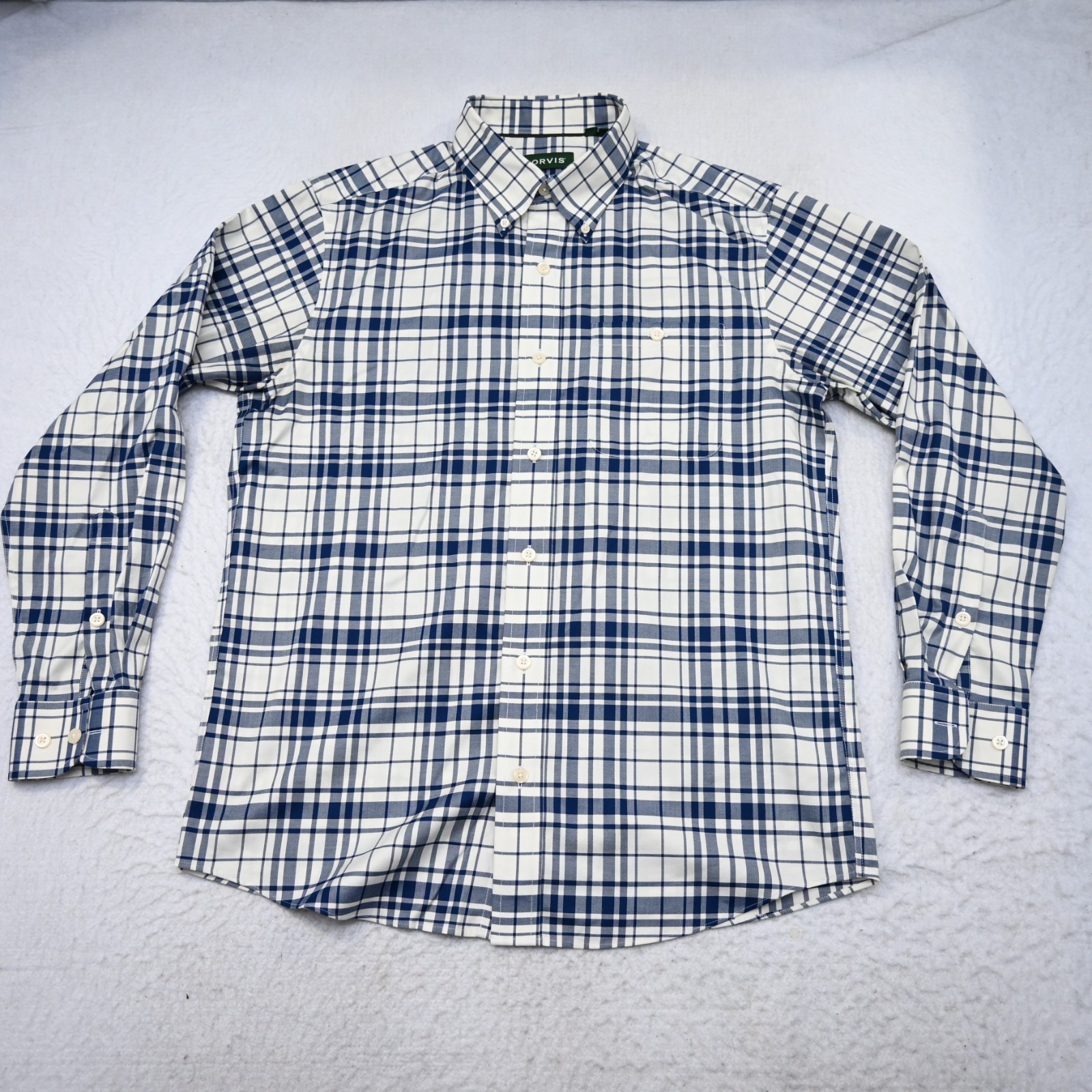 Orvis Wrinkle Free Stretch Button Up Dress Shirt … - image 5