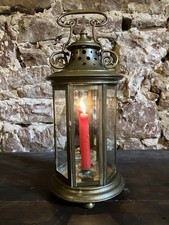 Lanterne De Procession Objet Religieux Laiton Et Bronze