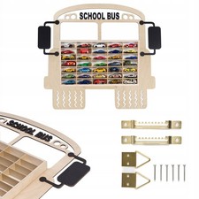 Étagère pour bus, étagère pour Hot Wheels, ressorts pour voitures, bus scolaire