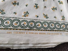 Vintage Unused Colefax And Fowler Fabric | Brook Collection Cherhill  1987 |4m