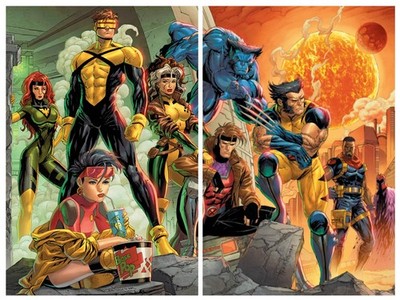 [2-PACK] X-MEN #14 & UNCANNY #12 TYLER KIRKHAM EXCLUSIVE CONNECTING VIRGIN SET
