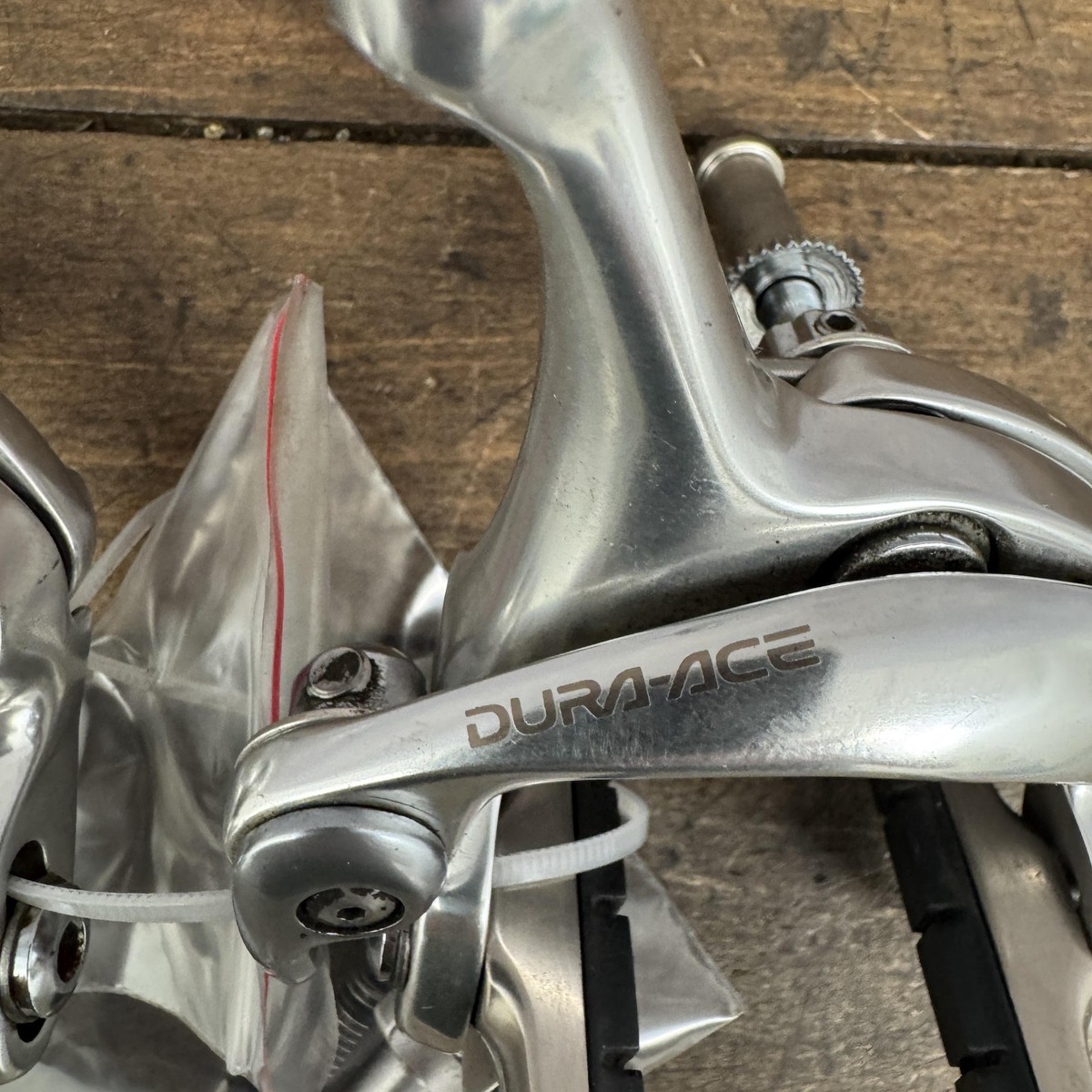 Vintage Shimano Dura-Ace BR-7700 Caliper Brakes Set Silver Road