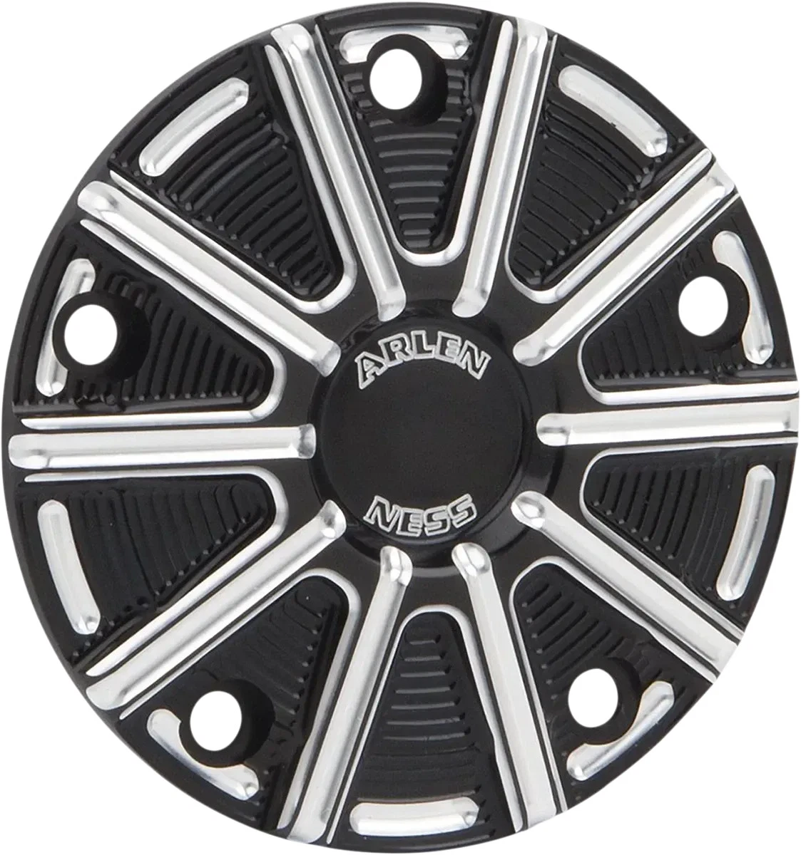 ARLEN NESS Points Cover - Black - Twin Cam Fits 700-026
