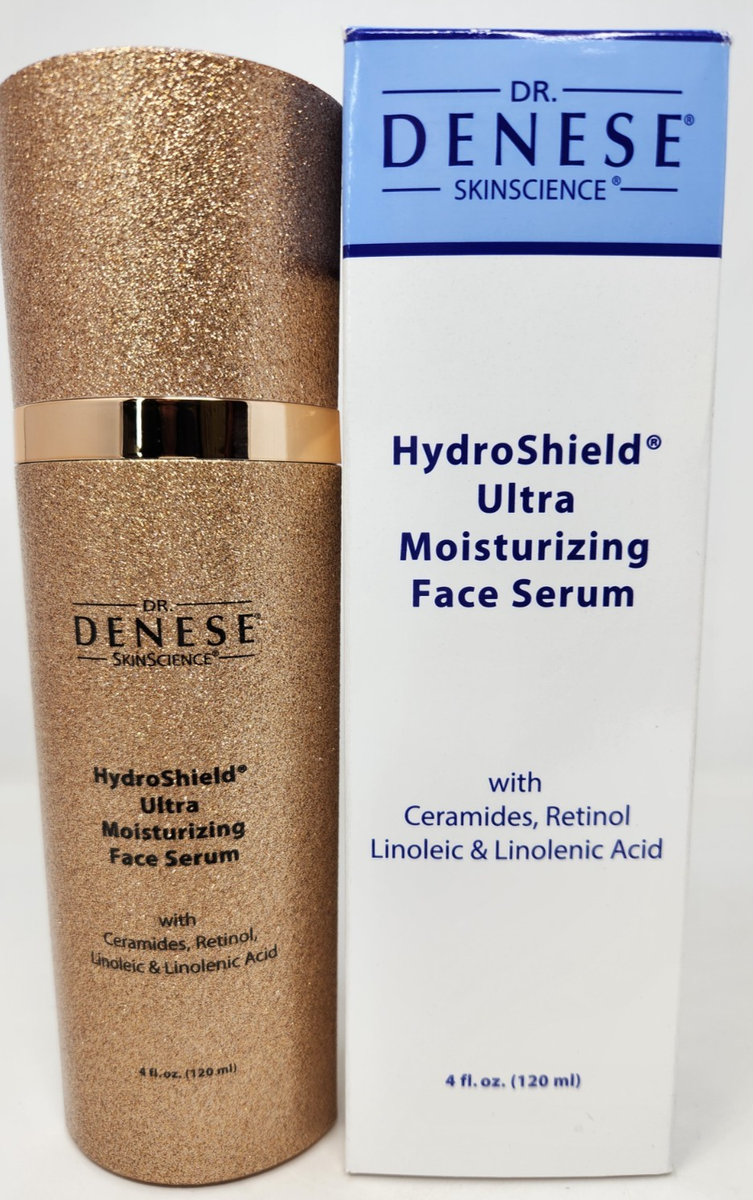 Dr. Denese HydroShield Ultra Moisturizing Face Serum 4 oz New in