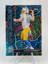 2021 Panini Spectra JUSTIN HERBERT Spectracular Blue Neon /60 - Chargers