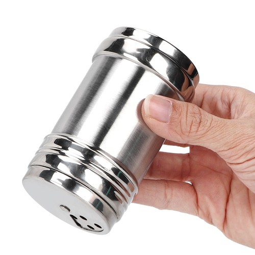 2pcs Household Kitchen Stainless Steel Spice Condiment Seasoning Jar Box For CS - Picture 7 of 11