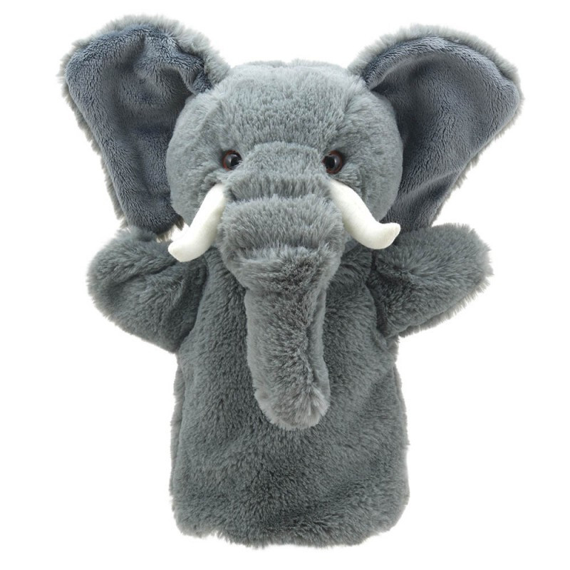 Elephant puppet Elephant hand puppet ELephants plush puppets safari zoo animal