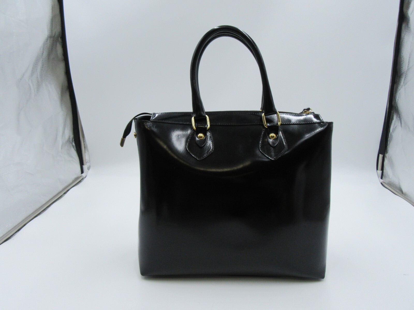 Asia A Bellucci Leather Purse Tote Black $260+ with Strap Pelle