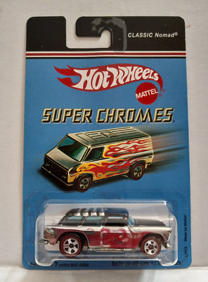 Hot Wheels 2006 Classic Nomad Super Chromes Chrome with Redline Tires