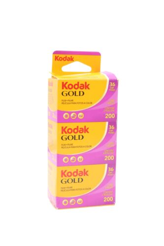 2 x Kodak Gold 200 - ISO 200 - 36 numeri 24 x 36 mm pellicola colorata DXN 35 mm - Foto 1 di 1