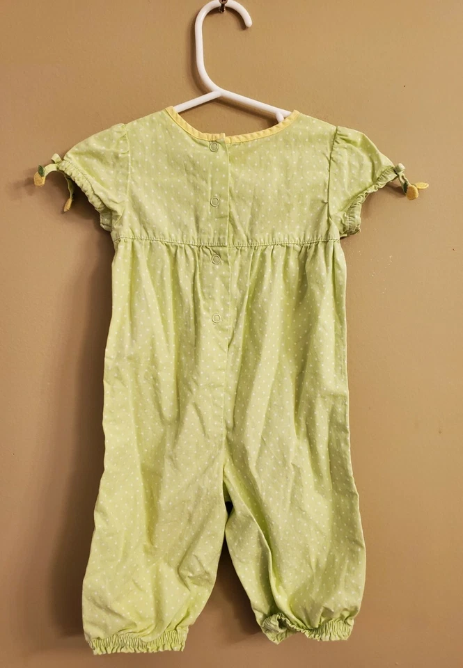 Mameluco Gymboree 3-6 línea de árbol de limón Foto 2 de 4