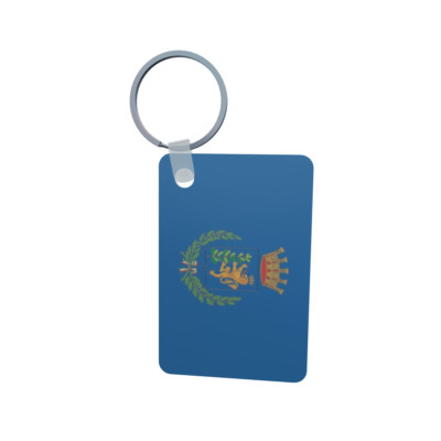 Schlüsselanhänger Flagge Fahne Adria (Italien) Alu 40 x 57 mm