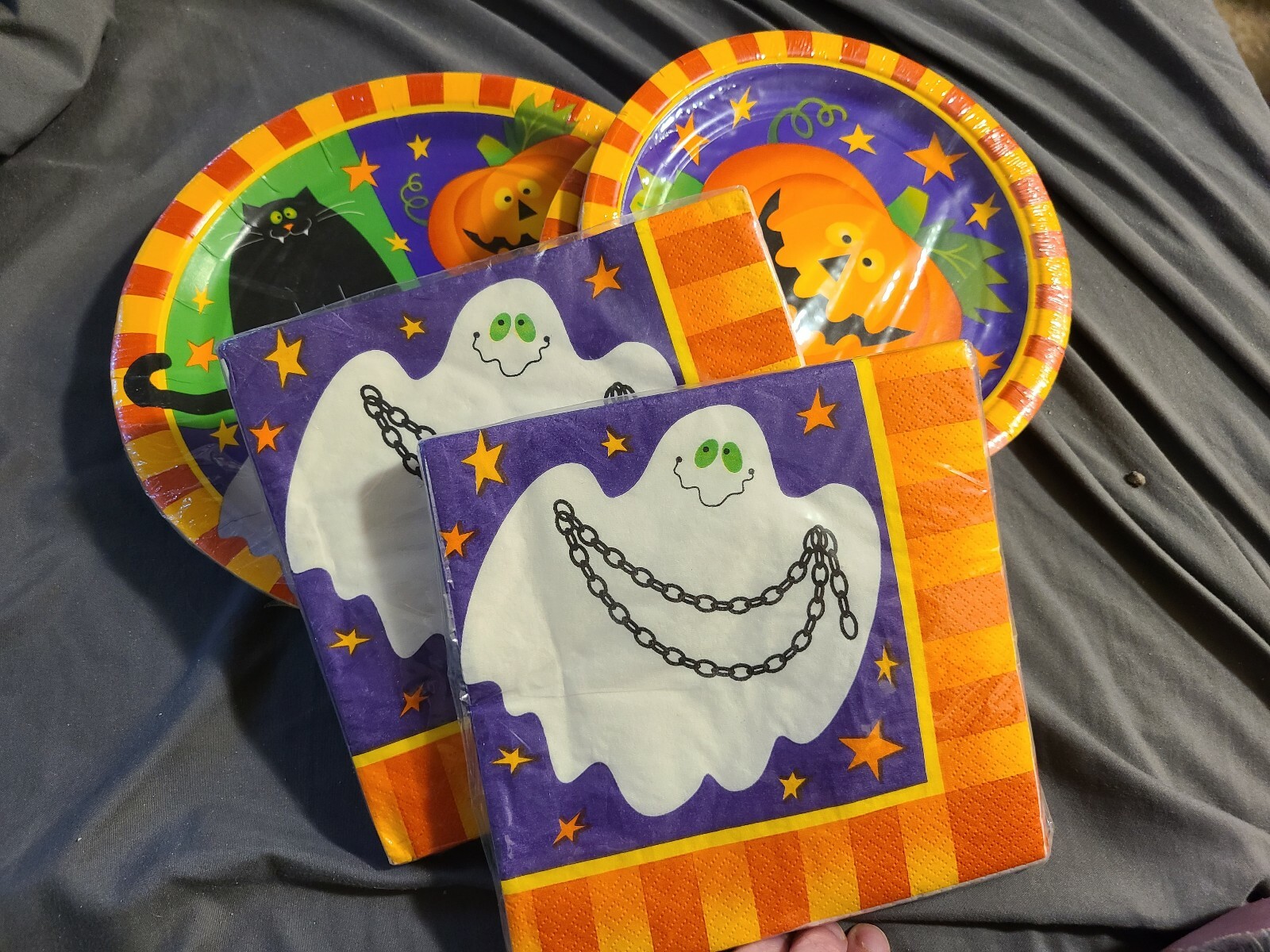 Halloween Plates And Napkins Set (34 plates, 40 napkins) eBay