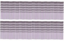 Masonry Drill Bits 3/16" Carbide tipped Black/White Stone Bricks Concrete-100Pcs