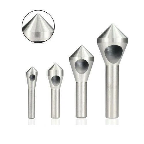 Chamfer Drill HSS Countersink Deburring Drill Bit Metal Taper Hole Saw Cutter