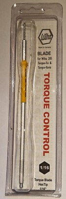 Wiha #28556 1/16'' Torque Blade Hex Tip for Wiha 285XX Torque-Vario Handle