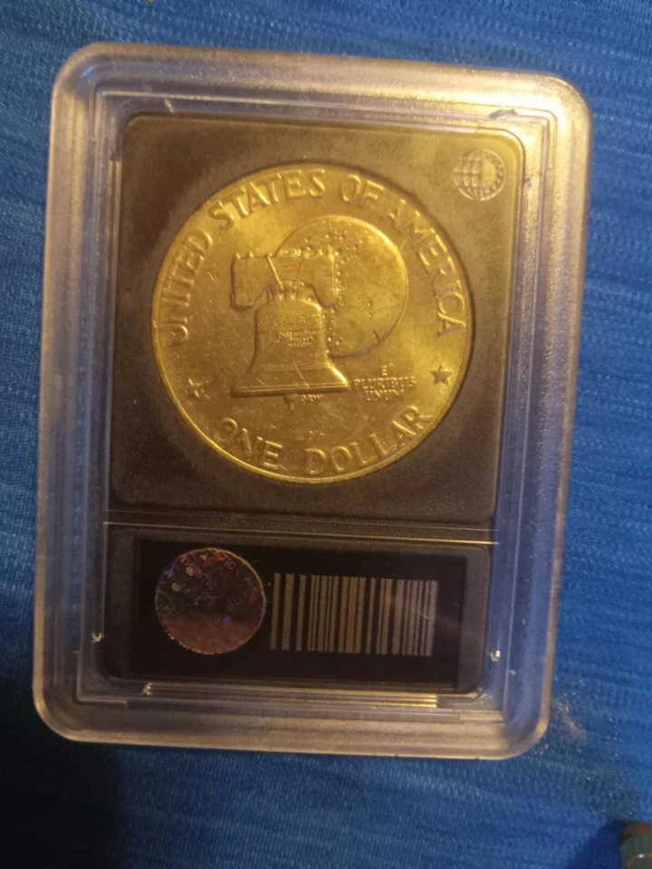 1776-1976 Drw Bicentennial Eisenhower Silver Uncirculated Dollar Coin Type 2 - Image 2 of 3