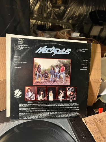 NECROSIS The Search LP 1989 Brazil Heavy Metal Maniac RARE Chilean Death Thrash - Picture 3 of 9