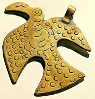 ANCIENT VIKING GOLD GILDED DECORAT