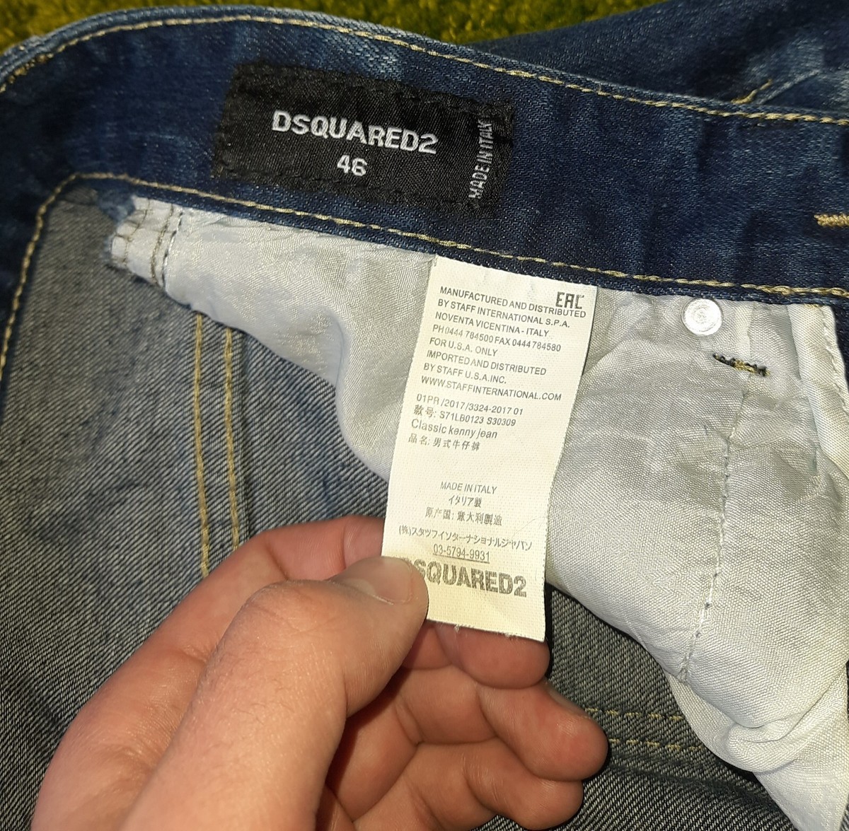 Dsquared 46/S Classic Kenny Jeans With Patches Denim Dsquared 46/S Classic Kenny Jeans With Patches Denim