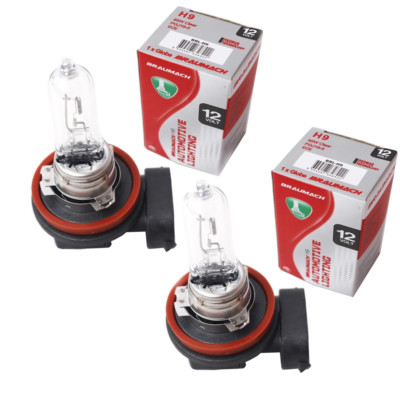 Headlight Bulbs Globes H9 x 2 for Skoda Fabia NJ3 Hatchback 1.2 TSI 2014-2018