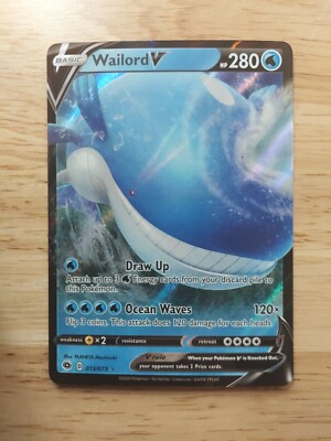 Wailord V 013/073 Champions Path NM Ultra Rare Pokemon Card