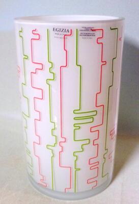 Mid Century Techno Modern Egizia Italian Art Glass Vase