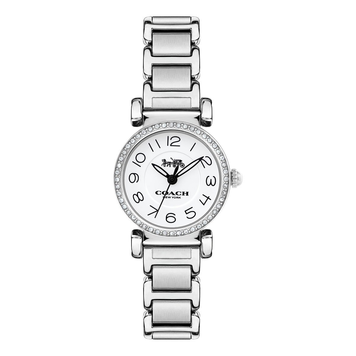 Coach 14502851 Madison Collection White Dial Silver Tone 