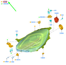 Ford Puma Scheinwerfer vorne rechts LHD 2684469 NEU ORIGINAL