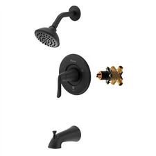 Pfister Willa Tub & Shower Trim Kit, Valve and Cartridge Included, 1-Handle,Spot