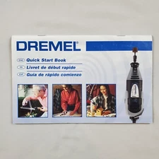 Dremel 2003 Quick Start Book Only MultiPro Instructions User's Guide 2610915925