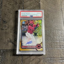 MICHEL TRIANA BOWMAN 2022 CHROME PROSPECT AU #CPAMT /50 PSA 10 AUTO