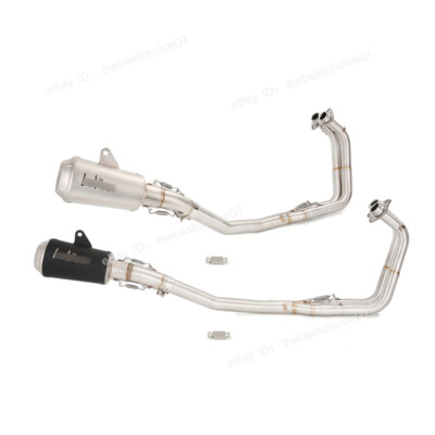 Full Exhaust System For Kawasaki Z400 Ninja 400 2017-23 Header Pipe Muffler Tips
