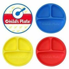 Baby / Toddler Divided Plate Microwave Safe 100 Silicone Fda Certified Bpa Free
