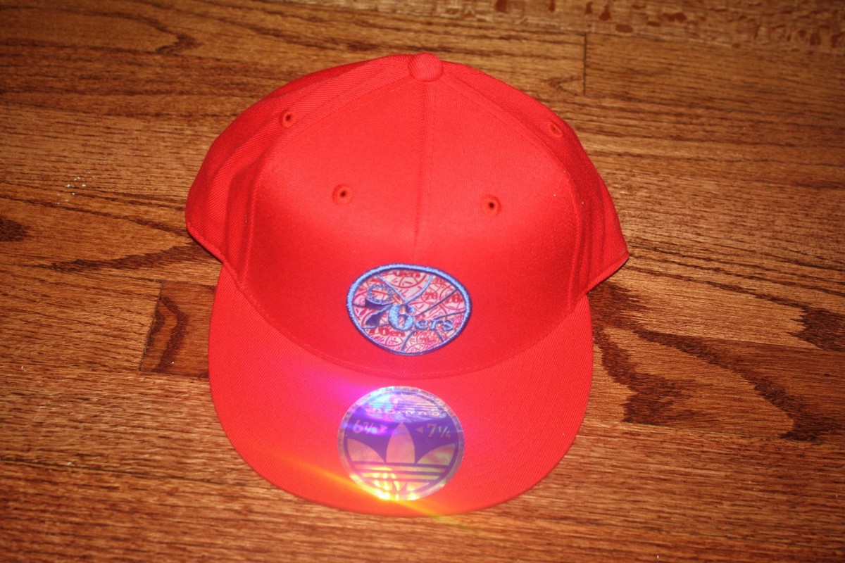 ADIDAS PHILADELPHIA 76ERS SIXERS 210 FITTED HAT CAP 6 7/8-7 1/4 SMALL  MEDIUM | eBay, image size:1200x800