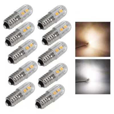 E10 6V AC DC 2W LED Schraubsockel Birne Leuchtmittel Lampe Leuchte Glühbirne - Bild 1 von 4