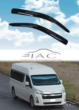 For Toyota HiAce Granvia 2019-on Window Visor Vent Sun Shade Rain Guard