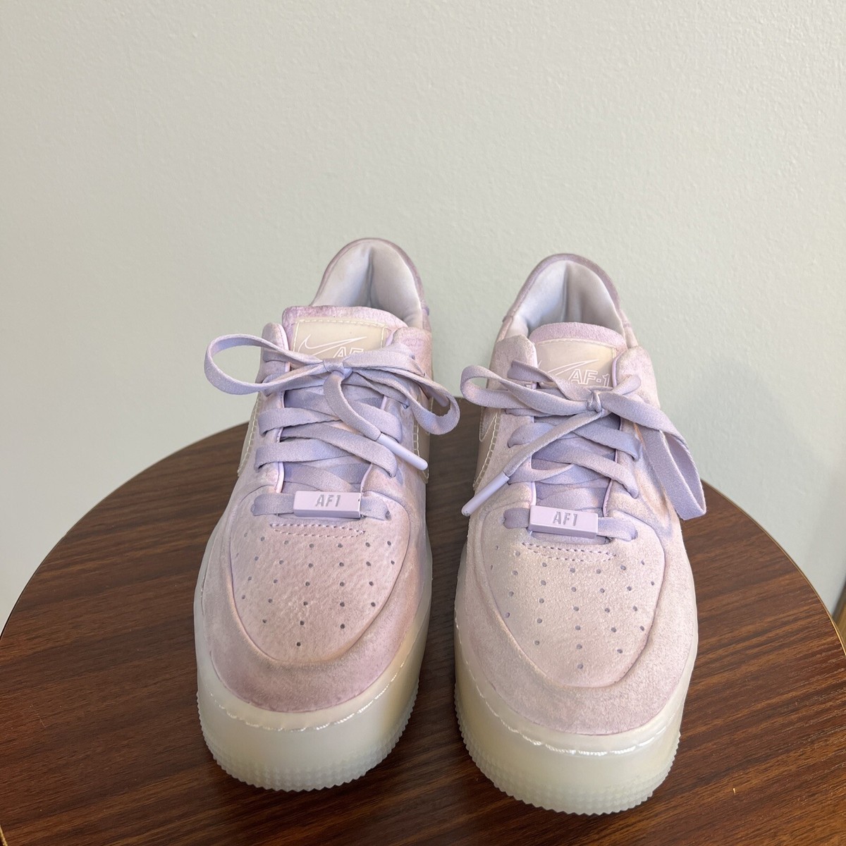 Nike Womens Air Force 1 Sage Low LX Violet Mist Platform Nike Womens Air Force 1 Sage Low LX Violet Mist Platform