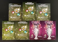 EURO 2012 in POLAND / UKRAINE - Complete set all 7 football Programmes