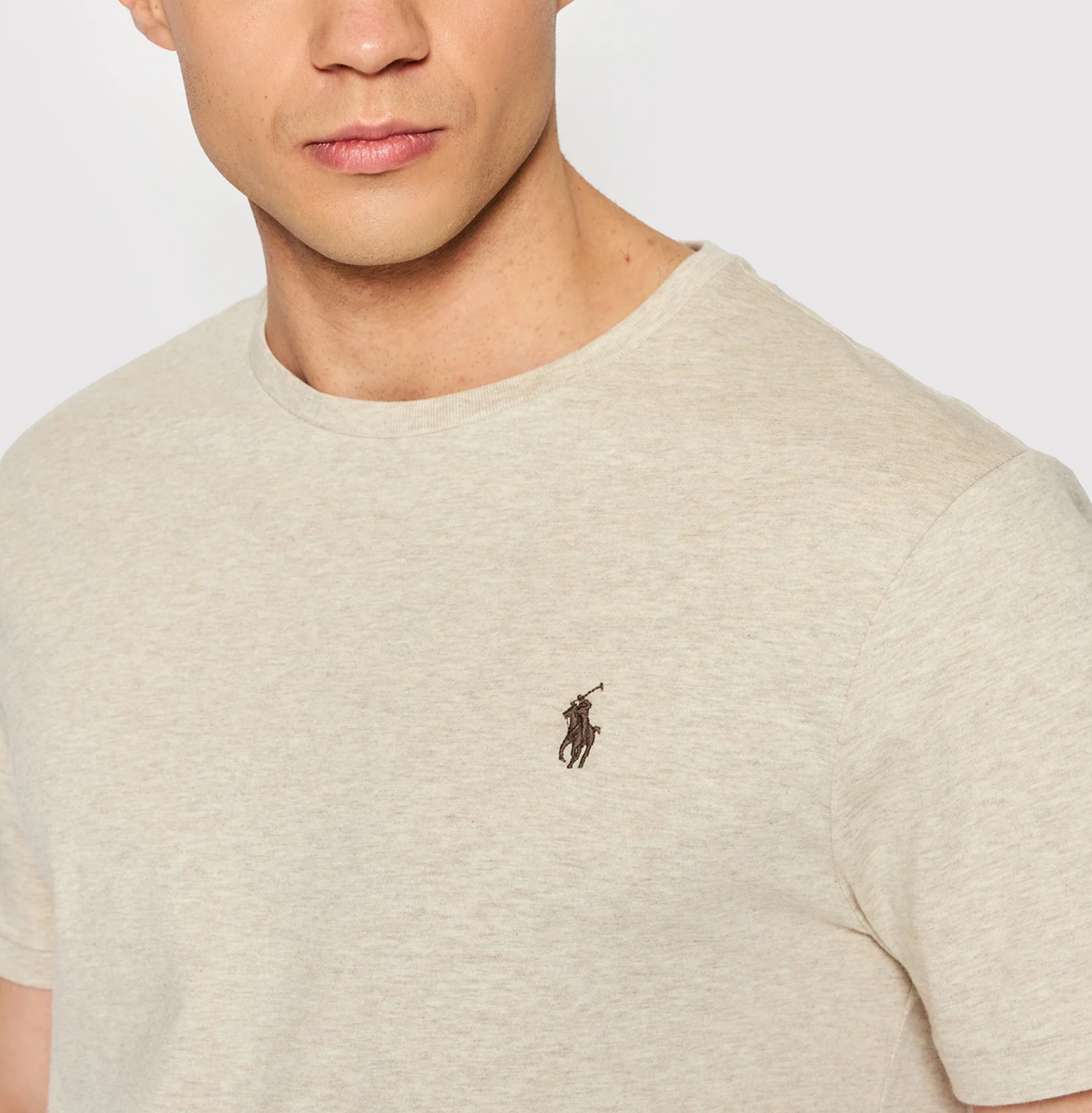 Polo Ralph Lauren Logo Pima Cotton T-shirt Soft Custom Slim